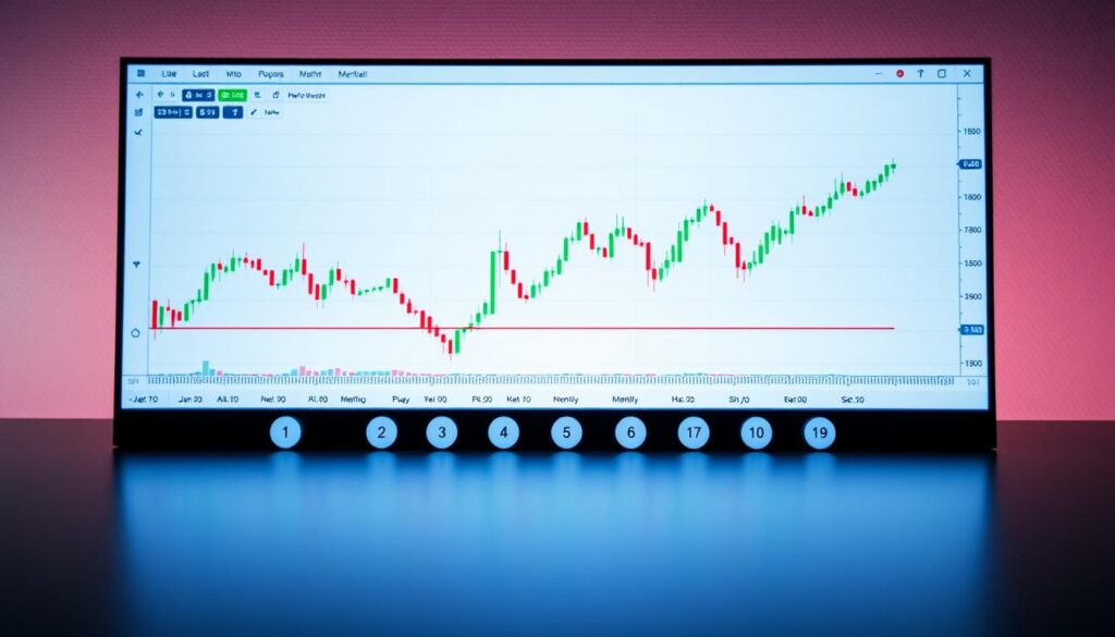 MT4 charting tools and timeframes
