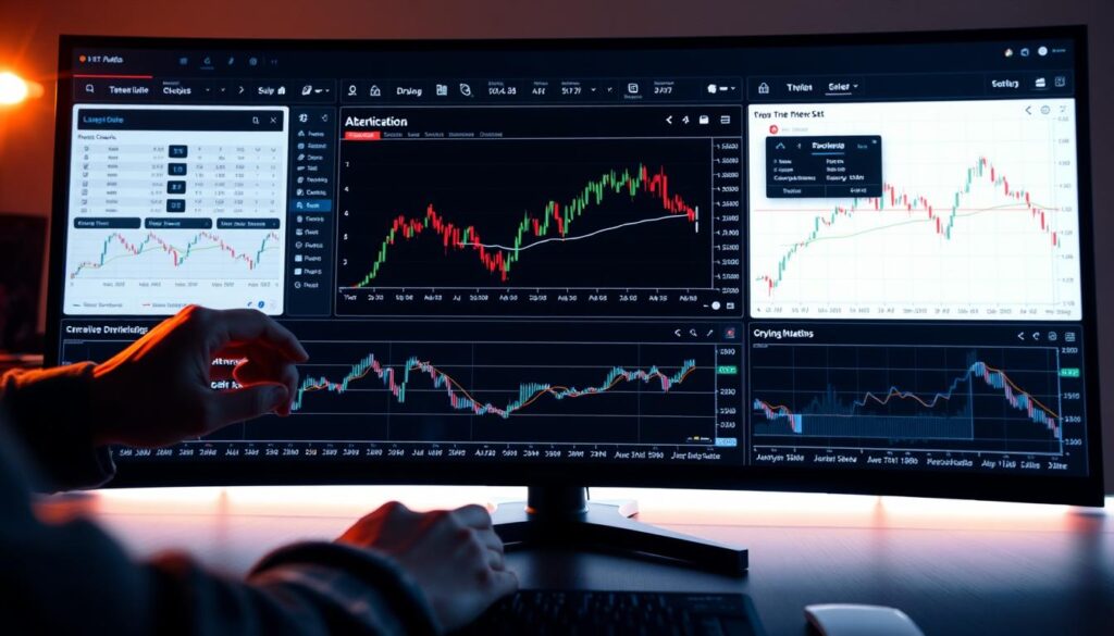 customizing charts and layouts on trading platform