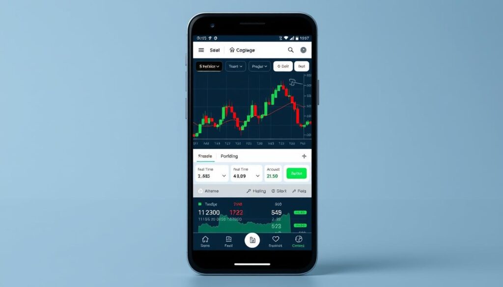 mobile trading platform interface mobile trading platform interface